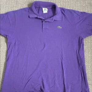 Lacoste Violet Polo Shirt
